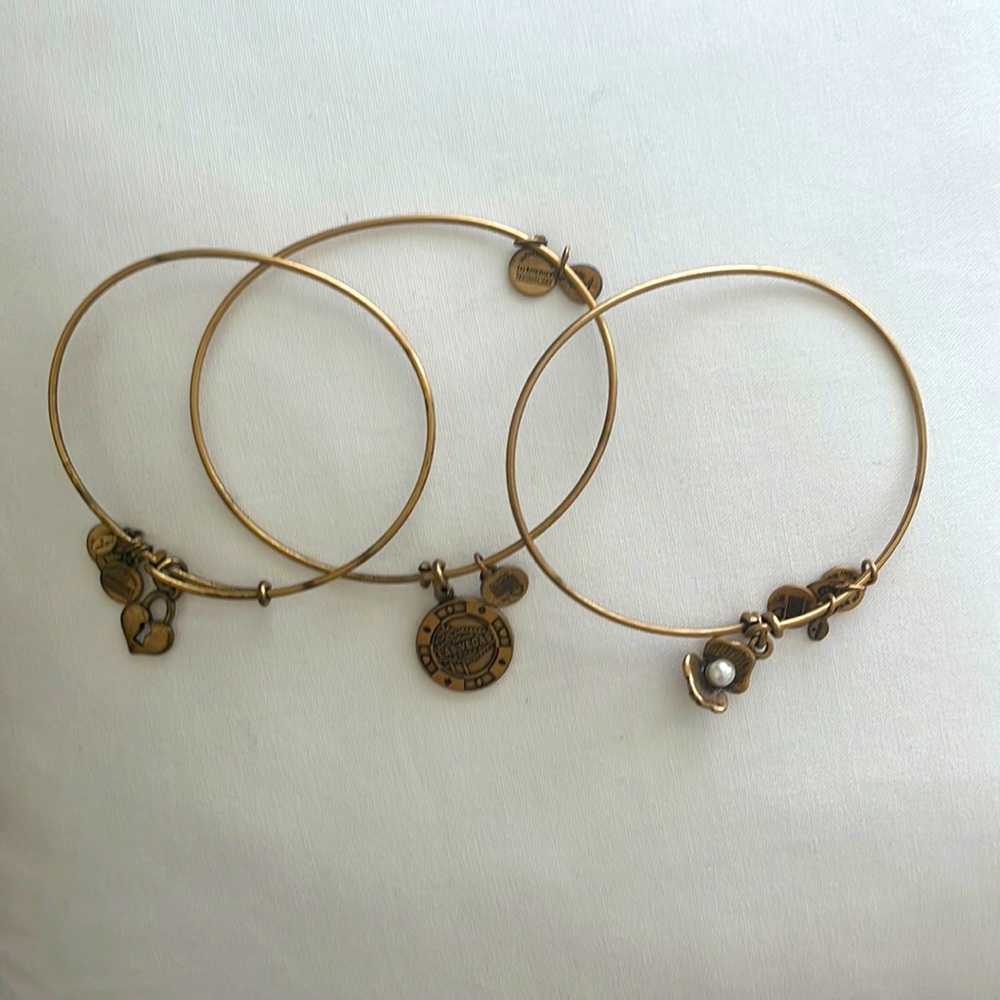 3 pack Alex and Ani bracelets
